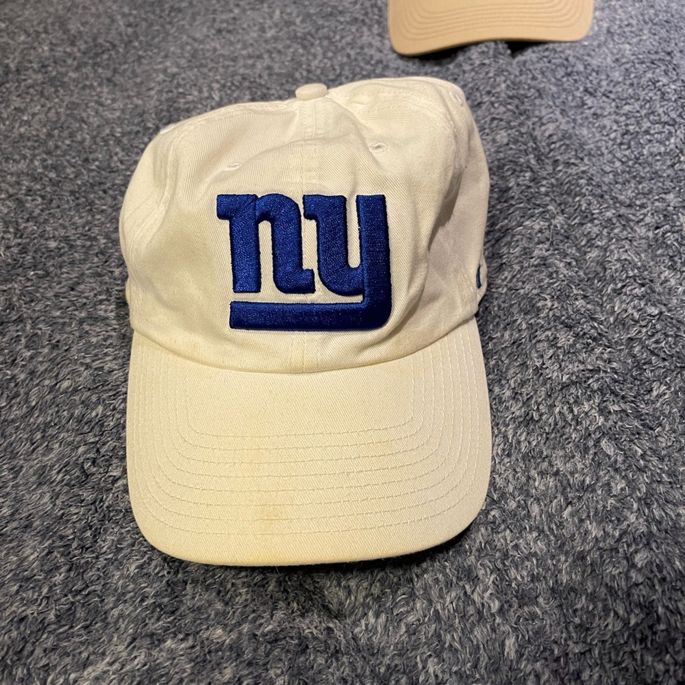 New York Giants Hat worn White and Blue